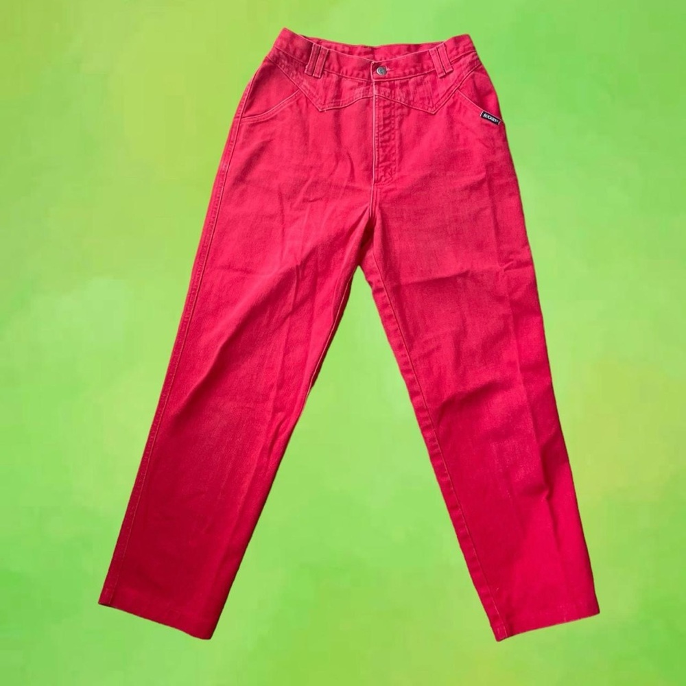 Vintage Rocky Mountain Clothing Co Red straight leg jeans